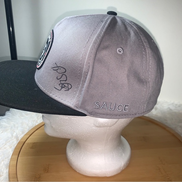Sauce Hockey Trucker Hat Cap Mesh Snapback Gretzky Hockey School *Signed* - Picture 3 of 6